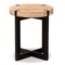 Baxton Studio Horace Rustic and Industrial Natural Brown Finished Wood and Black Finished Metal End Table 179-11408-Zoro - alternate 6